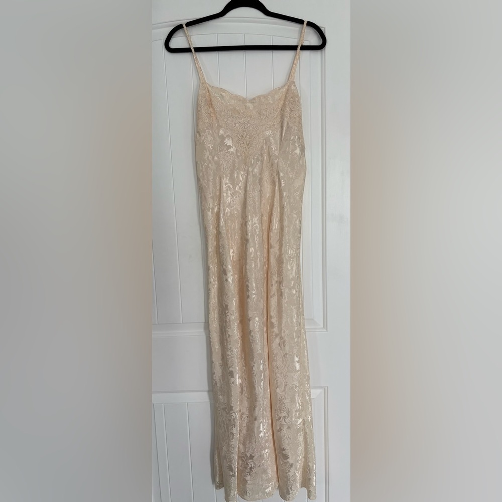 Victoria's Secret Cream Lace Slip Dress